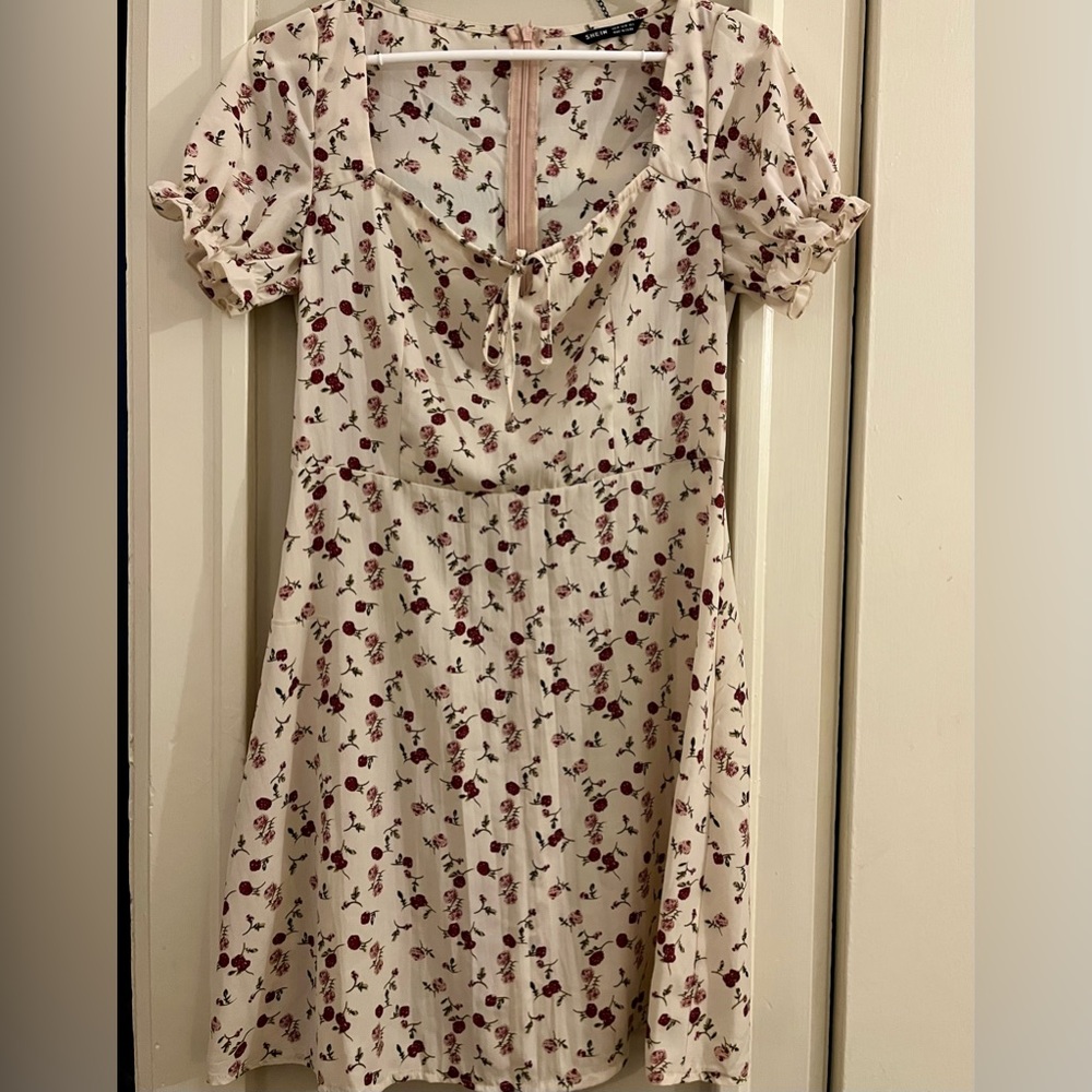 Lightweight roses summer dress